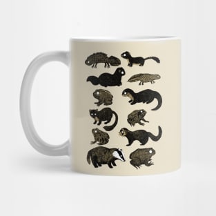 British Wildlife Illustrations Mug